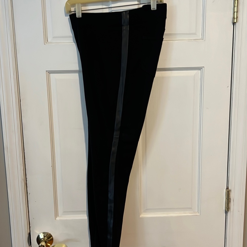 NYDJ leather trim pant